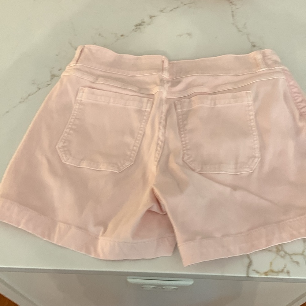 SPANX pull on pale Pink Shorts with Cuffed Hem - Picture 2 of 5